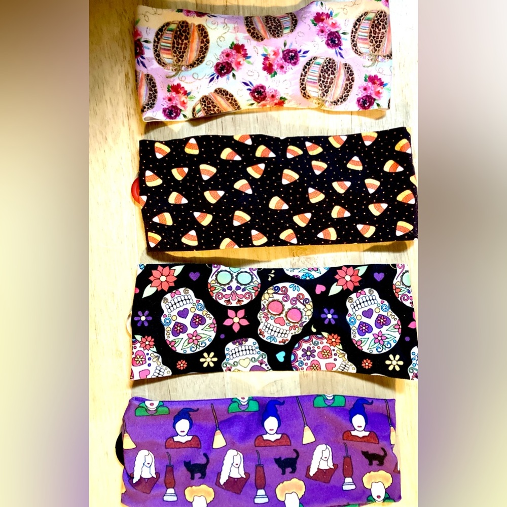 Halloween Headbands Set of (4) With Buttons